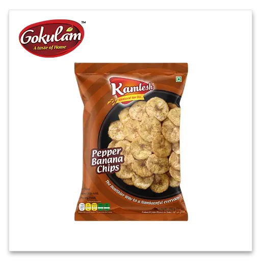 Kamalesh Pepper Banana Chips  180G